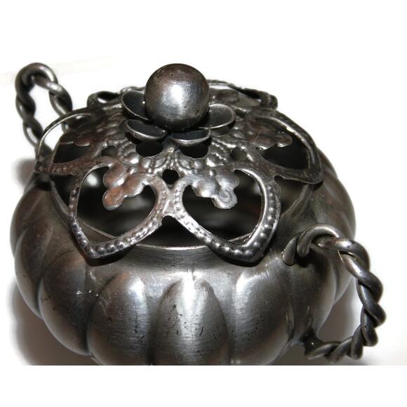 Vintage Estate 3.5" Decor Solid Sterling Silver Nut Bowl Salt Greek Souvenir - Picture 8 of 8